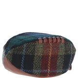Ashwood Leather & Harris Tweed® Cloth Mini Rugby Washbag Tan/Mix: TW-81-21-TM