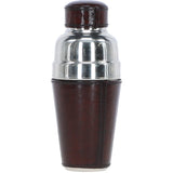 Ashwood Leather-Wrapped Stainless Steel French Cocktail Shaker Chestnut: LF-188