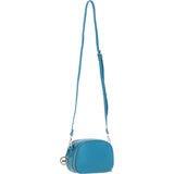 Ashwood Leather Compact Crossbody Bag with Adjustable Strap Turquoise: Y-53