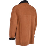 Mens Classic Sheepskin Coat Whisky/black: KE 884 BOX