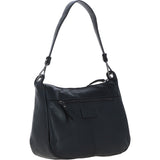 Ashwood Leather Women’s Buckle Shoulder Tote Bag Black: S-33