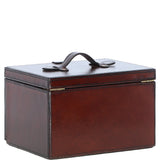 Ashwood Leather's Luxury Jewellery Box Medium Chestnut: LF-166