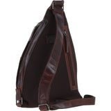 Ashwood Leather Spacious Unisex Sling Bag Brandy: P-67