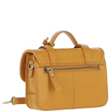 Stylish Ashwood Leather Medium Satchel Bag Mustard: Y-62