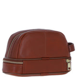 Ashwood Leather Men's Zip Washbag Tan: PL-41