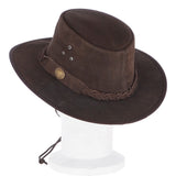 Men's Australian Hardwearing Bush Hat Brown: TAURINUS