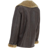 Oversized Sheepskin Aviator Jacket Camel Antique: KB-680