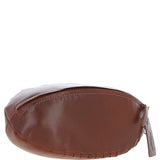 Ashwood Leather Rugby Ball Washbag Chestnut: Q-40