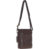 Ashwood Compact Leather Flap Over Bag Brandy: Q-42