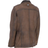 Mens Trapper Leather Jacket Brown 27: 162211