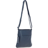 Ashwood Women's Leather Shoulder Bag Navy: Edinburgh