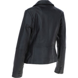 Ashwood Leather Women's Two Button Black Blazer: 10157