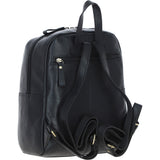 Authentic Ashwood Leather & Harris Tweed® Cloth Backpack Black/Green/Red: TW-28-07-BR