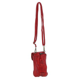 Ashwood Leather Crossbody Smart Phone Bag Red: D-99