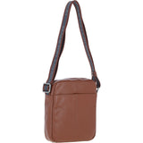 Brampton Leather Men's Crossbody Bag Tan: 64405