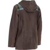 Ashwood Leather x Harris Tweed Men’s Hooded Casual Jacket Brown/Mcload: TW-905-01-BM