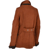 Women's Nubuck Leather Jacket Tan/nub: BARRY