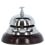 Premium Counter Bell With Leather Base Chestnut: LF-140