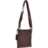 Vintage Small Leather Shoulder Bag Brandy – G20