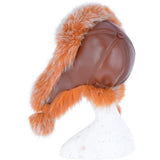 Toscana Pom Pom Sheepskin Trapper Hat Tan: 103 F