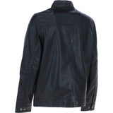 Ashwood Men’s Real Soft Leather Jacket with Mandarin Collar and Straight Zip Black: NEW COOPER