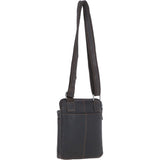 Real Leather Messenger Bag Brown: BERLIN