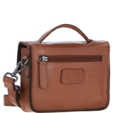 Ashwood Leather Mini Crossbody Satchel Bag Tan: P-61