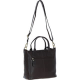 Versatile Ashwood Leather & Harris Tweed® Cloth Shoulder Bag Brown/Mcload: TW-22-01-BM