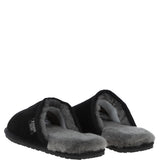 Fenland Classic Mens Slippers Black: Duke