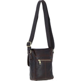 Ashwood Leather Men's Cross Body Flap Bag Brown: PL-44