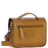 Ashwood Leather Mini Crossbody Satchel Bag Mustard: P-61