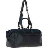 Ashwood Leather & Harris Tweed® Cloth Doctor Holdall Black/Watch: TW-42-03-BW