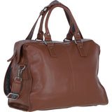 Brampton London Leather Weekender Bag Tan: 64807