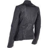 Leather Jacket Navy/nap: NIBI 2