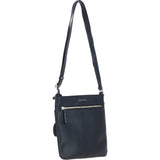 Ashwood Leather Curve Pocket Crossbody Bag Black: 63620