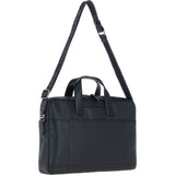 Brampton Leather Men's Laptop Bag Black: 64547