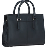 Ashwood Leather Handbag with Detachable Crossbody Strap Black: 64747