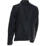 Mens Real Leather Biker Jacket Black: AWM-Lent