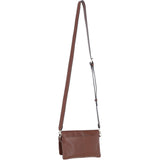 Ashwood Chic Leather Crossbody Bag 2 Tone Tan: 64741