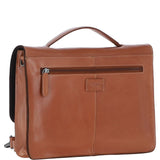 Ashwood Leather Unisex Large Crossbody Satchel Bag Tan: P-63