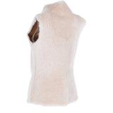 Slimline Reversible Suede Sheepskin Body Warmer Biscuit Tan: KB-714