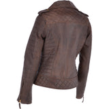 Women's Leather Biker Jacket Timber: 2741
