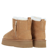 Fenland Ladies Sheepskin Boots Tan: Hetty-Boots