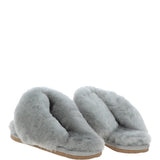 Women's Luxury  Sheepskin Flip Flops Grey: LADIES FLIP FLOP