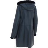 Ladies Sheepskin Duffle Navy: 5928