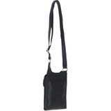 Ashwood Leather & Harris Tweed® Cloth elegance Crossbody Bag Black/Green/Red: TW-20-07-BR