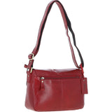 Vintage Leather Cross Body Shoulder Bag Red – G22
