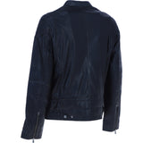 Ashwood Leather Men’s Zip-Up Biker Jacket Black: Largo-sp