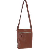 Ashwood Leather Smart Tab Cross Body Bag 2 Tone Tan: 63621/Tab