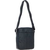 Brampton Leather Men's Crossbody Bag Black: 64405